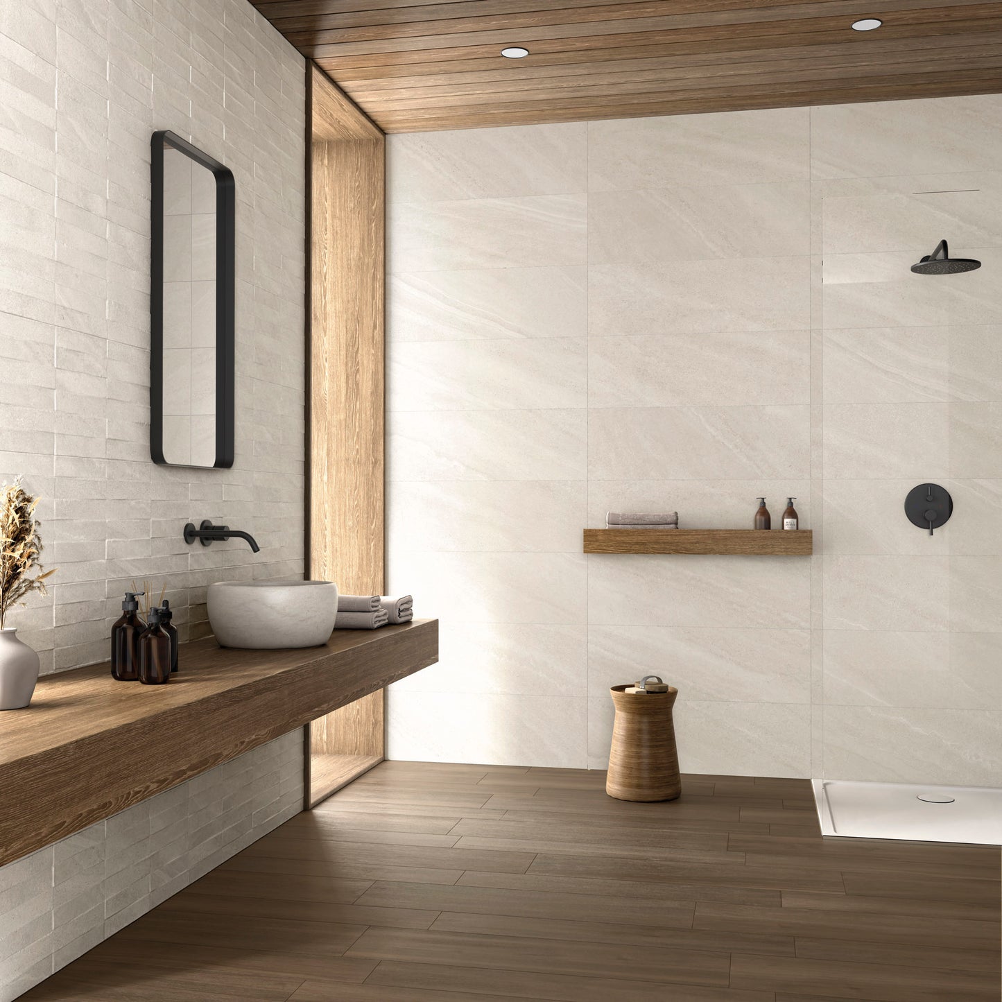 Revestimento 30x60x0,85 Bliss Sawn Beige R3864