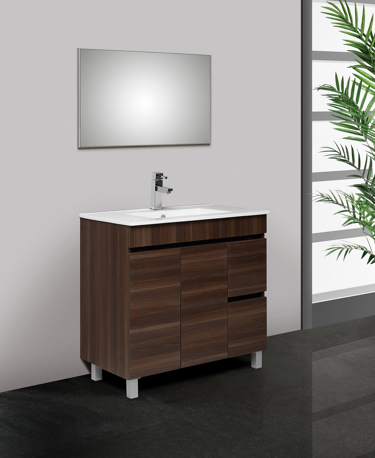 Móvel 80 Tea P2G2 c/lavatório cerâmico