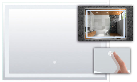 Espelho Led c/sensor HOLLY 80x60 ESP02