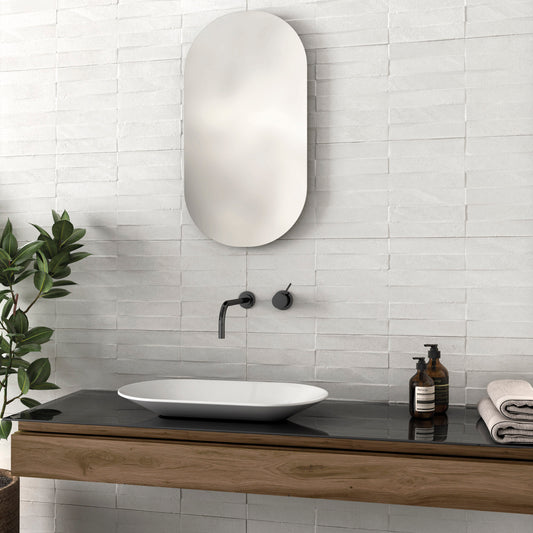 Revestimento 30x60x0,85 Bliss Sawn White R3863