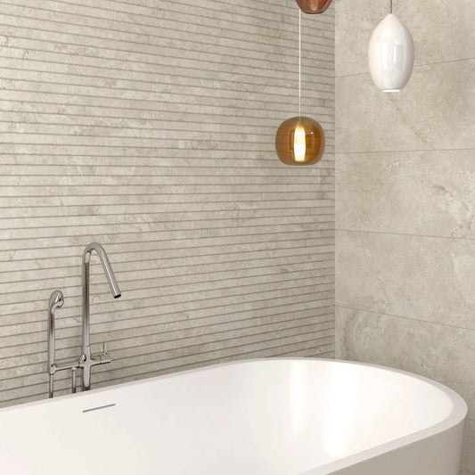 Revestimento 30x60x0,85 Himalaya Carved Beige R3702