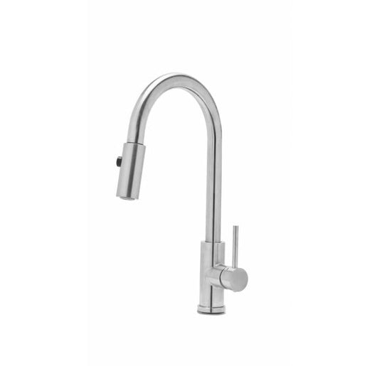 Monocomando banca c/chuv.extensivel Lausanne Inox