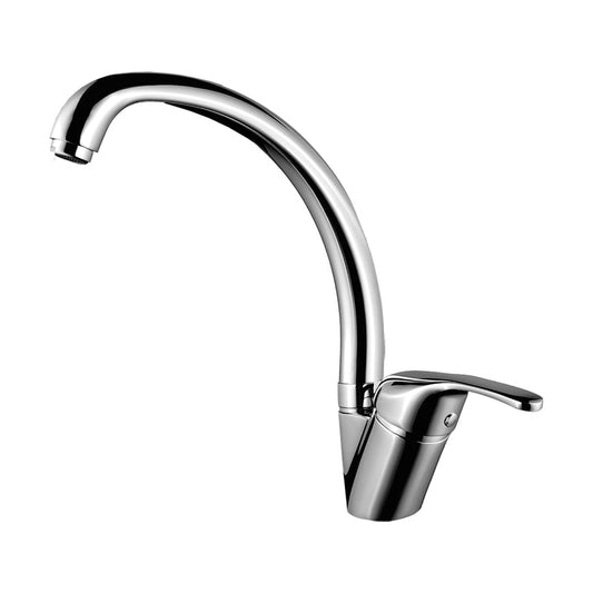 Monocomando banca bica alta Basiq cromado