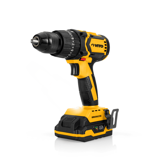 Berbequim sem fios 20V LI 4.0AH Vito (Oferta: Conj.128 brocas e bits)